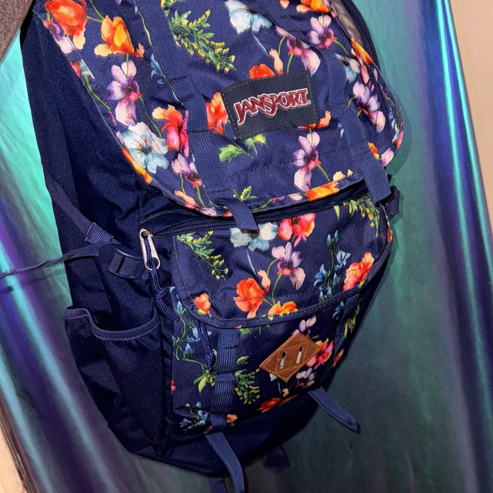 Floral bookbag Jansport
